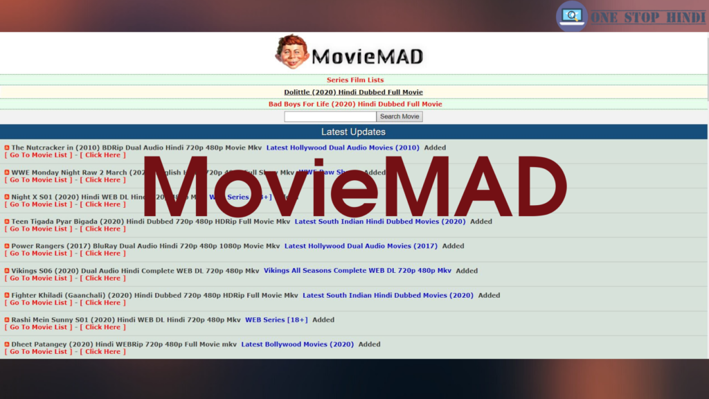 MovieMad – Download Hollywood Dual Audio Hindi Dubbed Movies, MovieMad 1080p Movies, 480p Movies, 720p movies news and updates