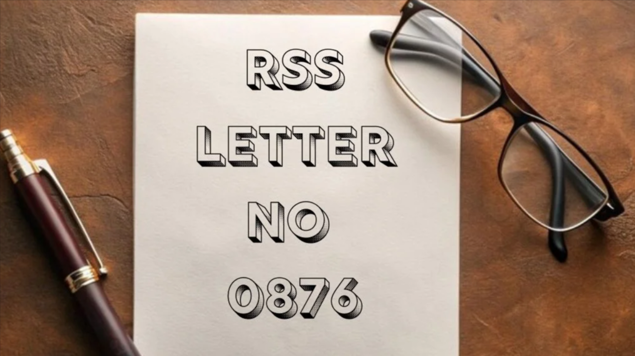 RSS Letter No. 0876: Rashtriya Swayamsevak Sangh (RSS) - Bulsit